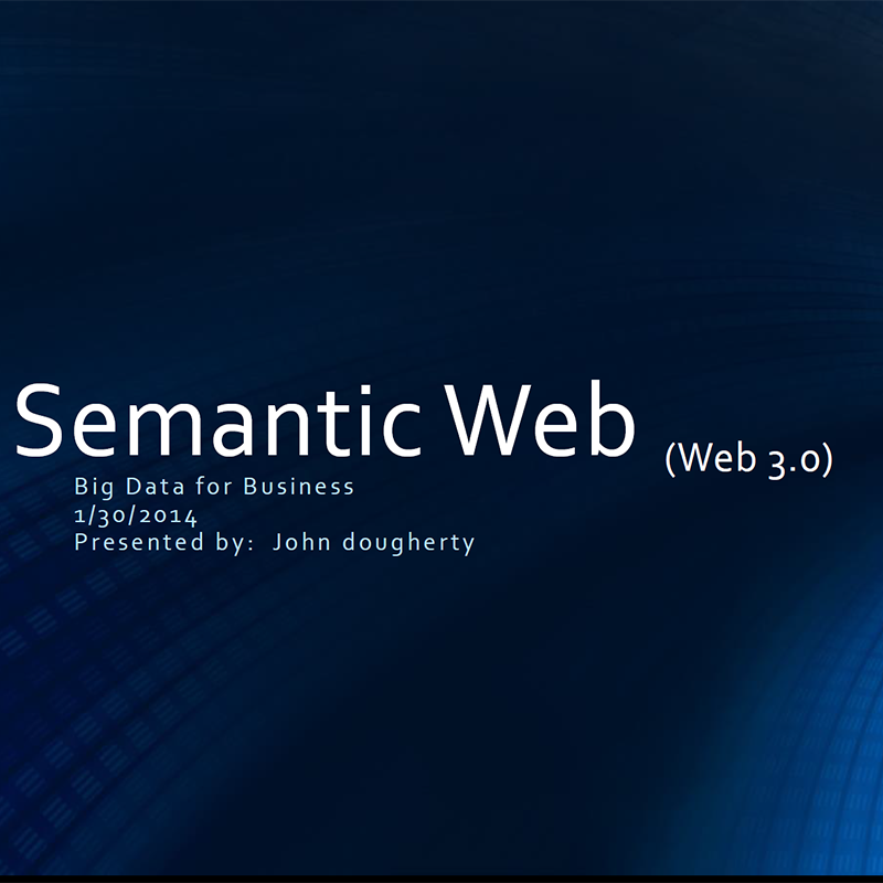 Semantic Web (Web 3.0)